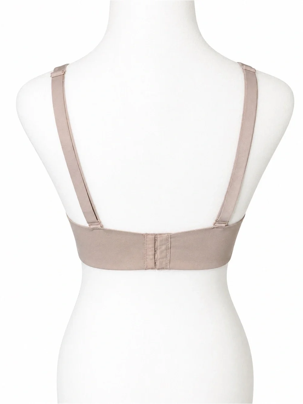 Maiden form Seamless Lace-Trim Wireless Bralette in Taupe-xl - Picture 2 of 3